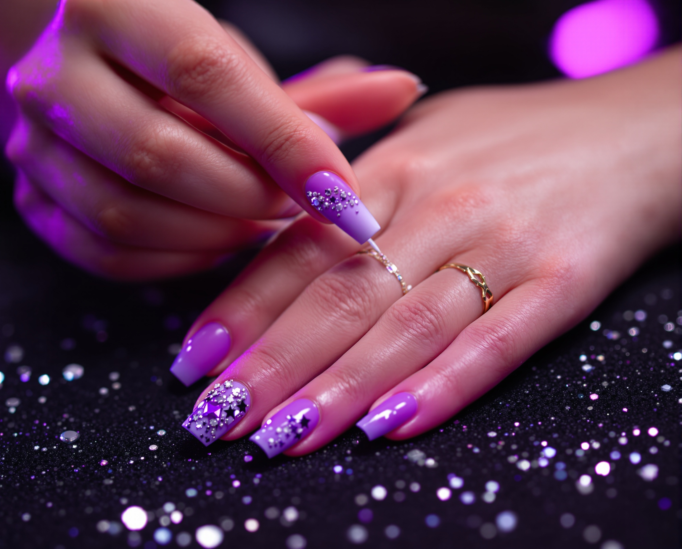 Nail art manicure